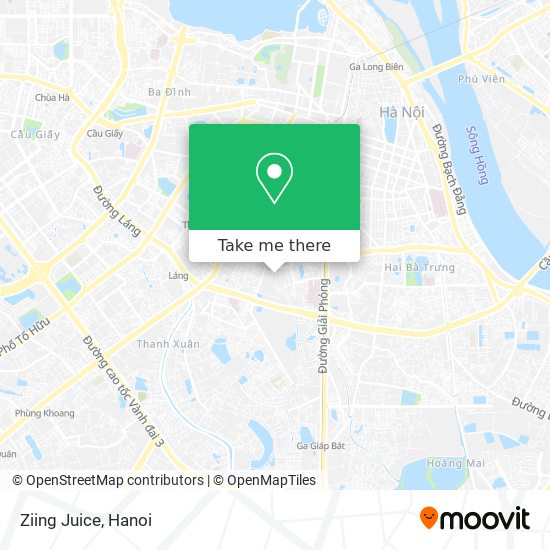 Ziing Juice map