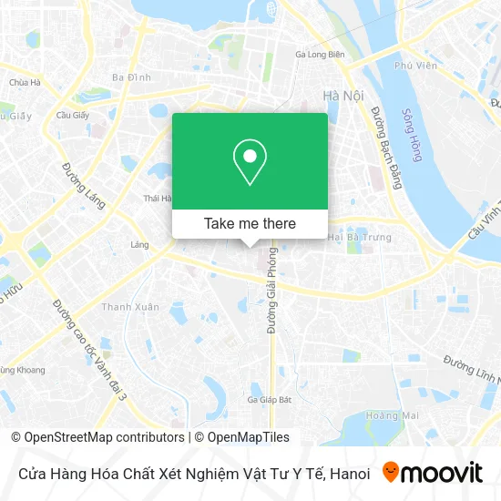 Cửa Hàng Hóa Chất Xét Nghiệm Vật Tư Y Tế map