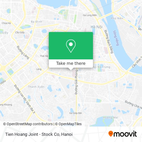 Tien Hoang Joint - Stock Co map
