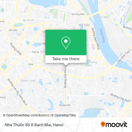 Nhà Thuốc Số 8 Bạch Mai map