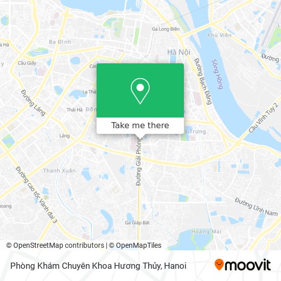 Phòng Khám Chuyên Khoa Hương Thủy map