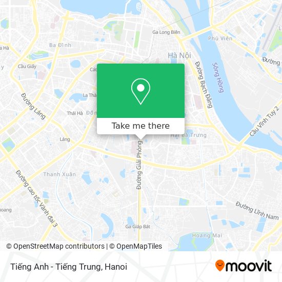 Tiếng Anh - Tiếng Trung map