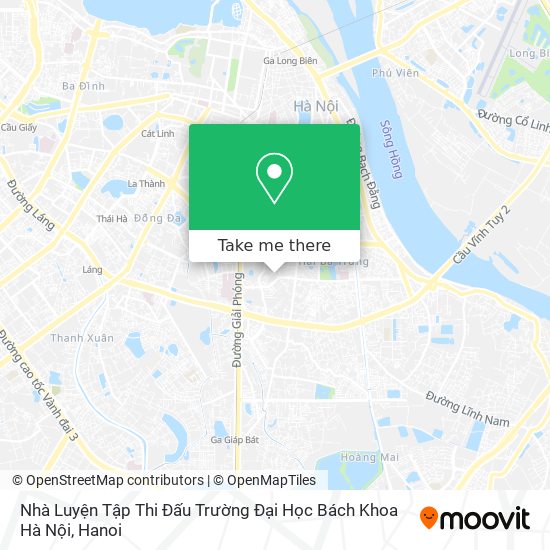 Nhà Luyện Tập Thi Đấu Trường Đại Học Bách Khoa Hà Nội map