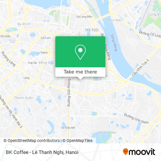 BK Coffee - Lê Thanh Nghị map