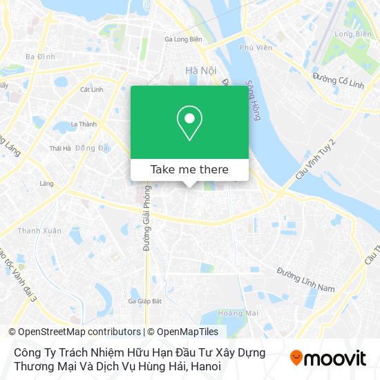 Công Ty Trách Nhiệm Hữu Hạn Đầu Tư Xây Dựng Thương Mại Và Dịch Vụ Hùng Hải map