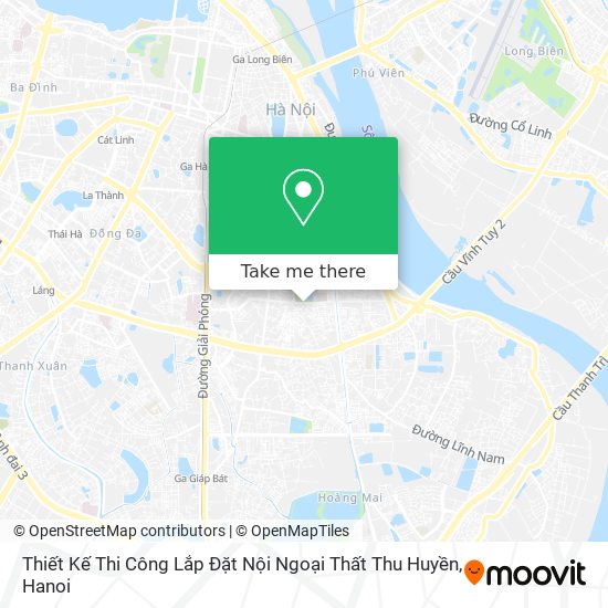 Thiết Kế Thi Công Lắp Đặt Nội Ngoại Thất Thu Huyền map