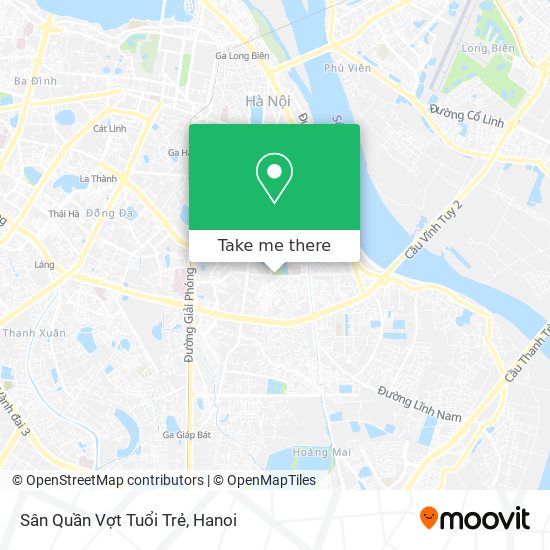 Sân Quần Vợt Tuổi Trẻ map