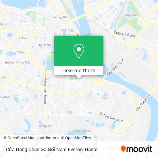 Cửa Hàng Chăn Ga Gối Nệm Everon map
