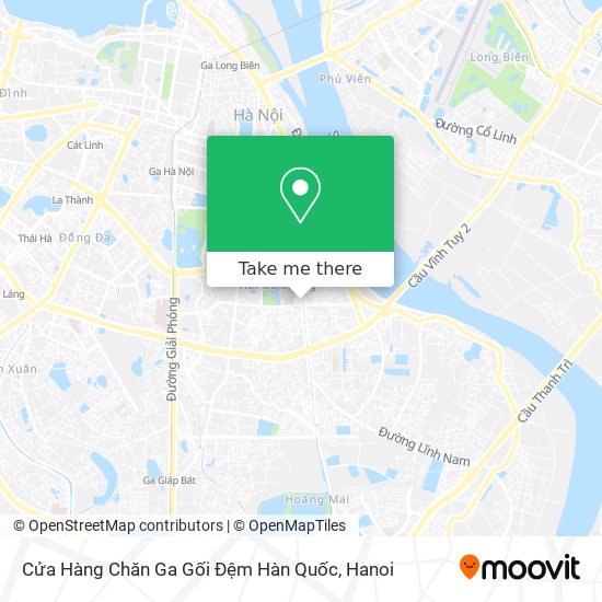 Cửa Hàng Chăn Ga Gối Đệm Hàn Quốc map
