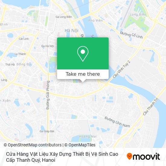 Cửa Hàng Vật Liệu Xây Dựng Thiết Bị Vệ Sinh Cao Cấp Thanh Quý map