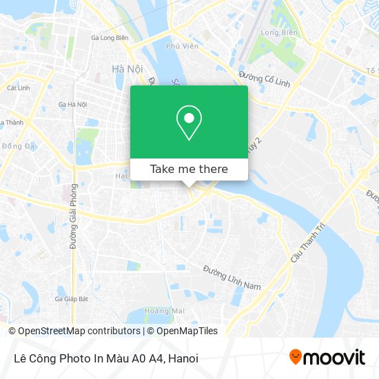 Lê Công Photo In Màu A0 A4 map