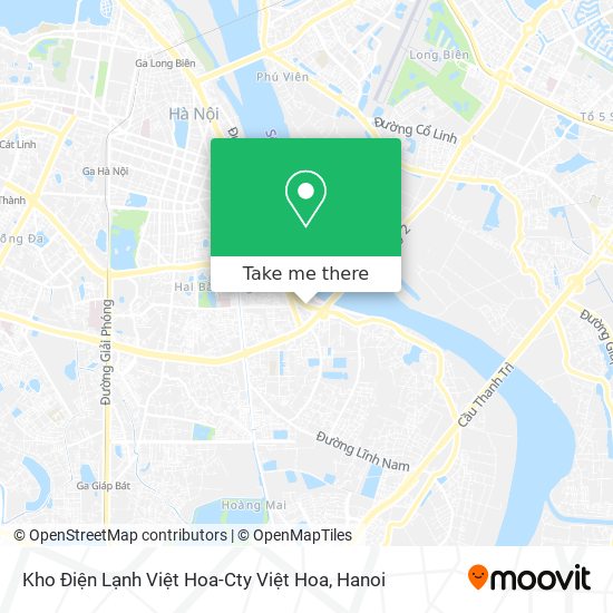 Kho Điện Lạnh Việt Hoa-Cty Việt Hoa map