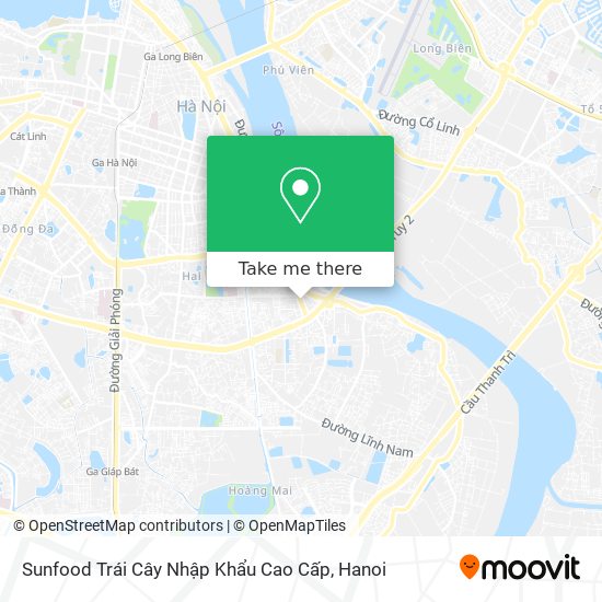 Sunfood Trái Cây Nhập Khẩu Cao Cấp map
