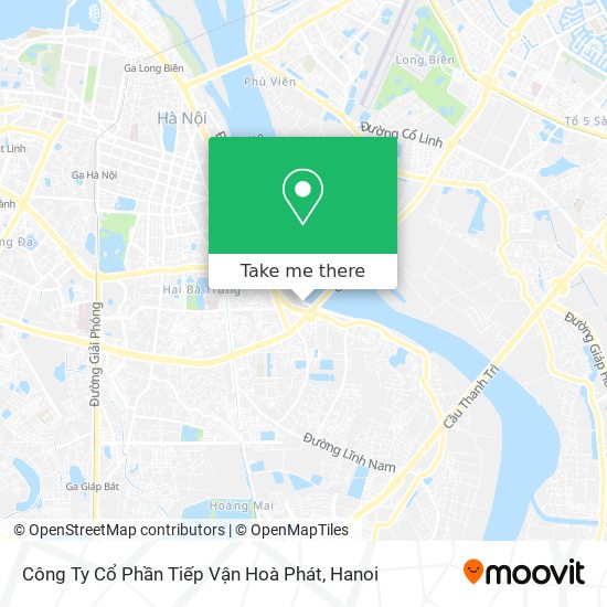 Công Ty Cổ Phần Tiếp Vận Hoà Phát map