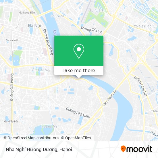 Nhà Nghỉ Hướng Dương map