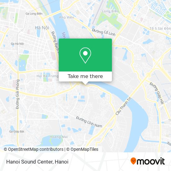 Hanoi Sound Center map