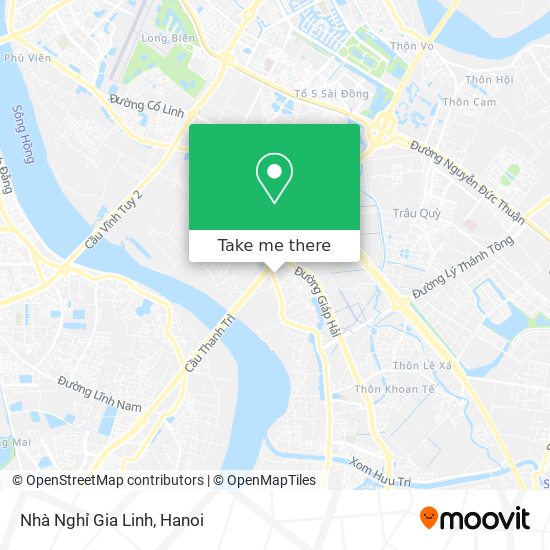 Nhà Nghỉ Gia Linh map