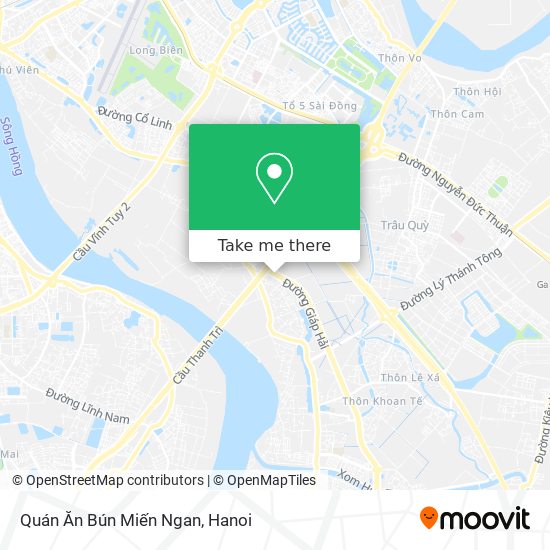 Quán Ăn Bún Miến Ngan map
