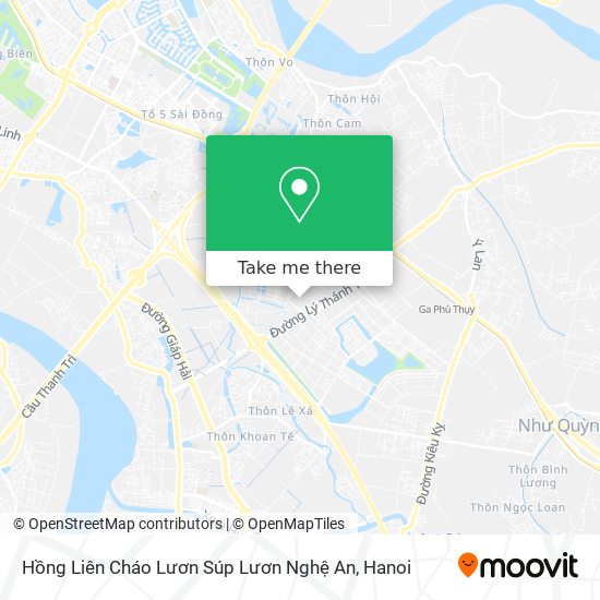 Hồng Liên Cháo Lươn Súp Lươn Nghệ An map