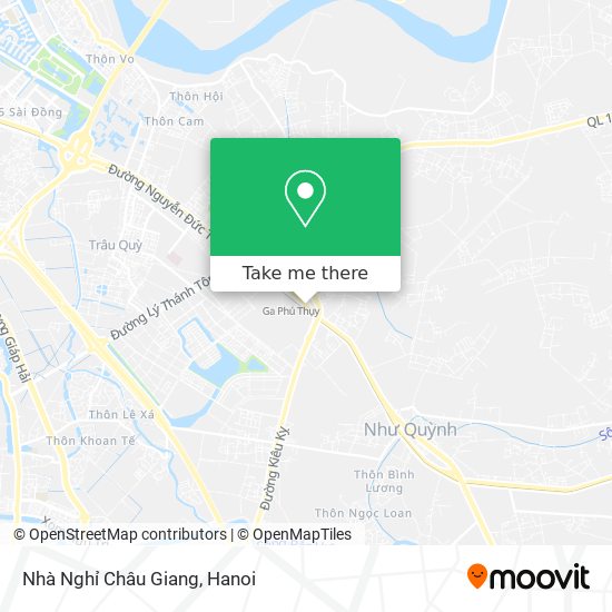 Nhà Nghỉ Châu Giang map