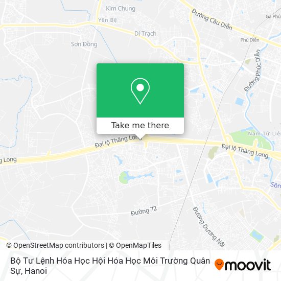 Bộ Tư Lệnh Hóa Học Hội Hóa Học Môi Trường Quân Sự map