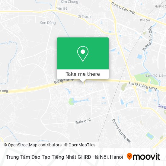 Trung Tâm Đào Tạo Tiếng Nhật GHRD Hà Nội map