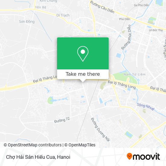 Chợ Hải Sản Hiếu Cua map