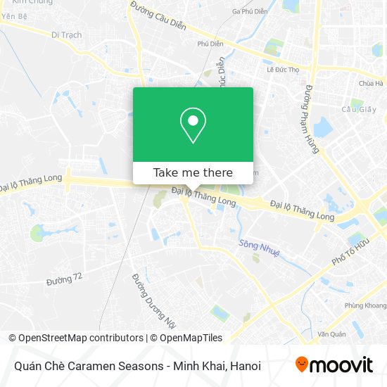 Quán Chè Caramen Seasons - Minh Khai map