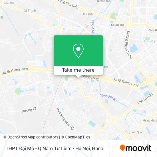 THPT Đại Mỗ - Q.Nam Từ Liêm - Hà Nội map