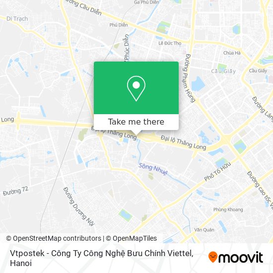 Vtpostek - Công Ty Công Nghệ Bưu Chính Viettel map