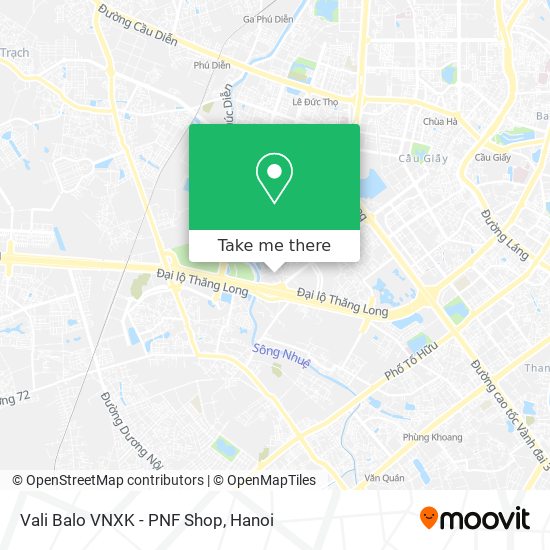 Vali Balo VNXK - PNF Shop map