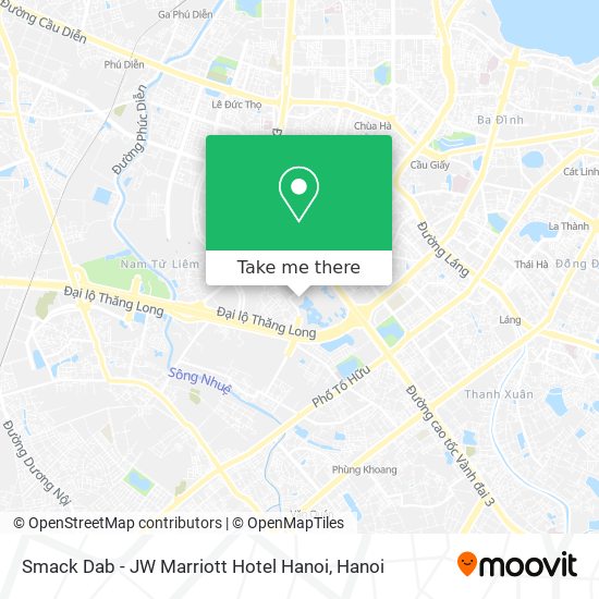 Smack Dab - JW Marriott Hotel Hanoi map