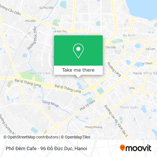 Phố Đêm Cafe - 96 Đỗ Đức Dục map