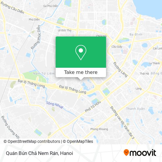 Quán Bún Chả Nem Rán map