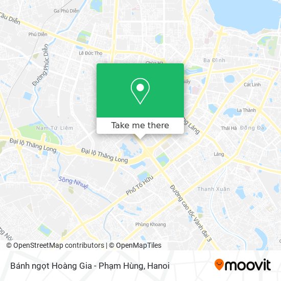 Bánh ngọt Hoàng Gia - Phạm Hùng map
