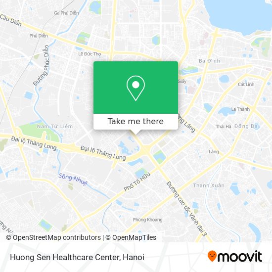 Huong Sen Healthcare Center map