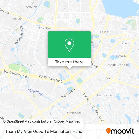 Thẩm Mỹ Viện Quốc Tế Manhattan map