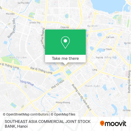 SOUTHEAST ASIA COMMERCIAL JOINT STOCK BANK map