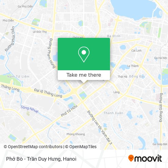 Phở Bò - Trần Duy Hưng map