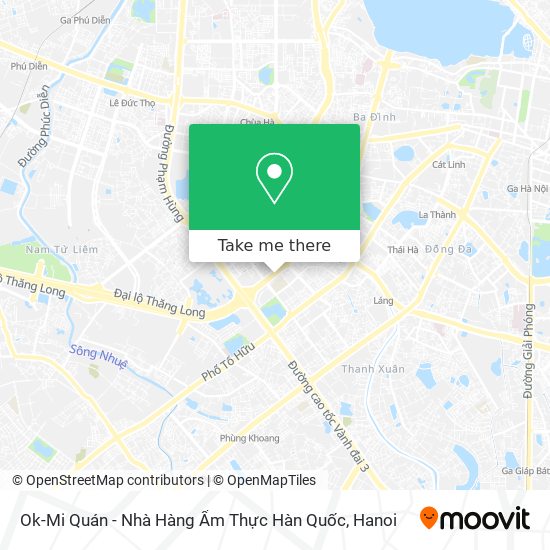 Ok-Mi Quán - Nhà Hàng Ẩm Thực Hàn Quốc map