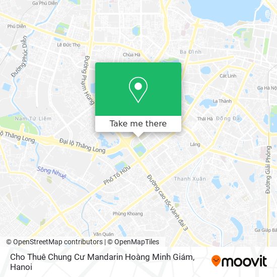 Cho Thuê Chung Cư Mandarin Hoàng Minh Giám map