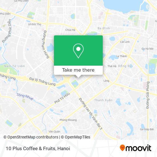 10 Plus Coffee & Fruits map