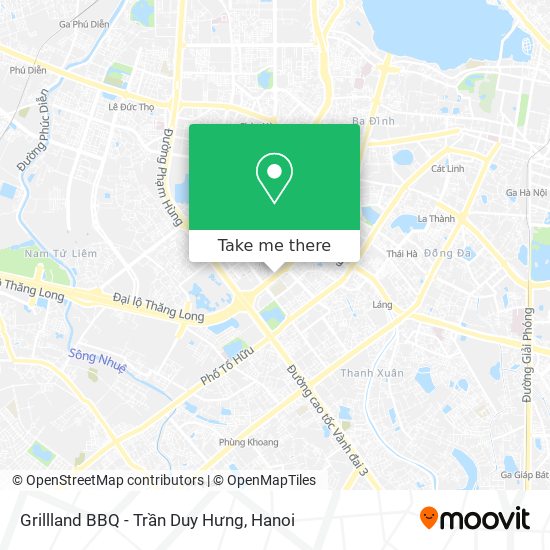 Grillland BBQ - Trần Duy Hưng map