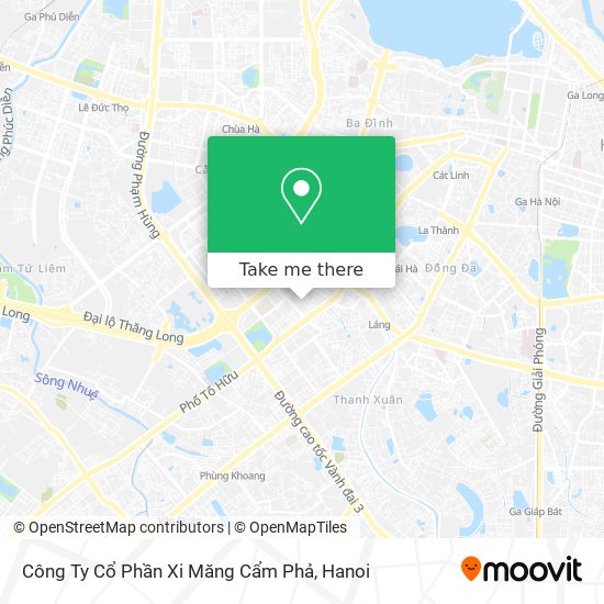 Công Ty Cổ Phần Xi Măng Cẩm Phả map