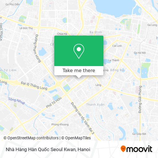 Nhà Hàng Hàn Quốc Seoul Kwan map