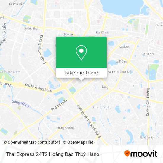 Thai Express 24T2 Hoàng Đạo Thuý map