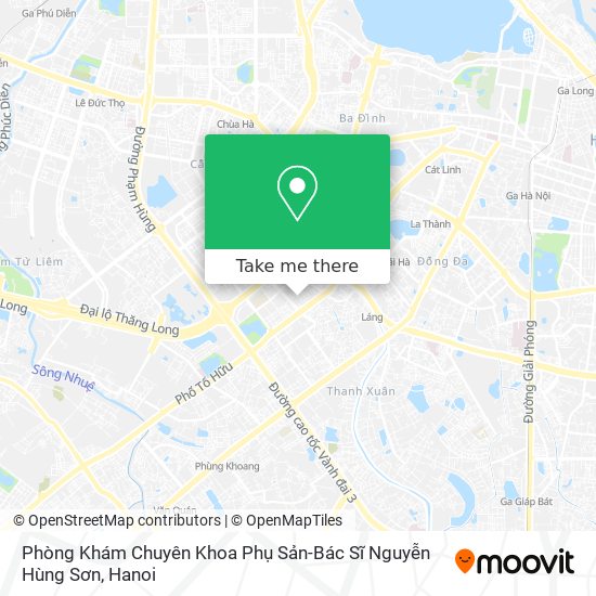 Phòng Khám Chuyên Khoa Phụ Sản-Bác Sĩ Nguyễn Hùng Sơn map