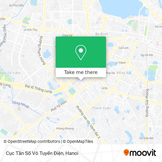 Cục Tần Số Vô Tuyến Điện map