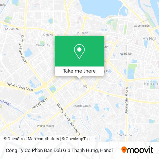 Công Ty Cổ Phần Bán Đấu Giá Thành Hưng map