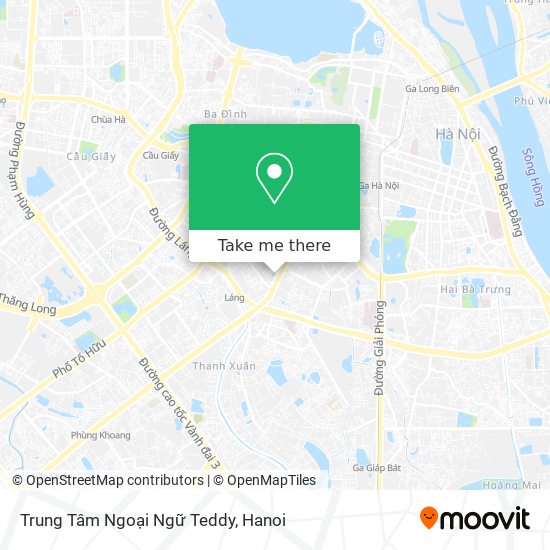 Trung Tâm Ngoại Ngữ Teddy map